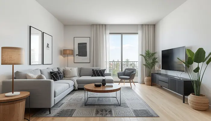 le beuaté intérieur d'un appartement 2 pièces Nice